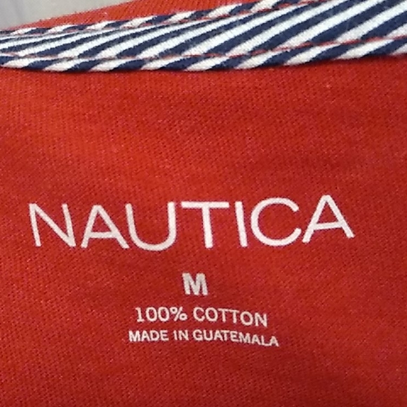 Nwt Nautica Shortsleeve Red T'shirt - Picture 5 of 8